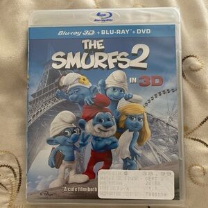 Sony The Smurfs 2 Blu-ray 3D in Blue and White